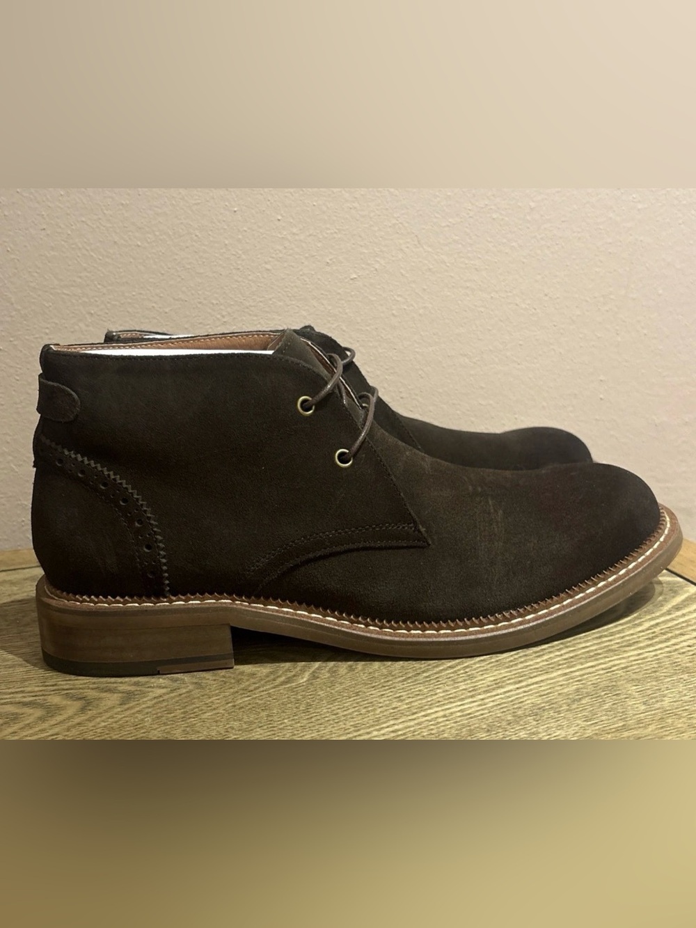 Vintage Foundry Co Men Milton Chukka Ankle Boots Size US 10 Brown Suede NEW